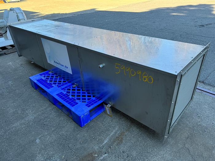 Used Scrubber, Air, 24" x 24" x 10', Stainless Steel, American Air, #5990980