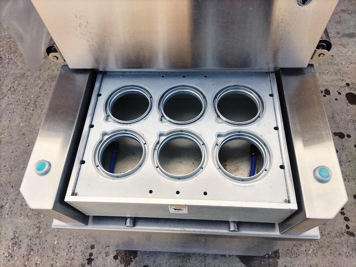 Used Sealer, Tray, 6-Station, Semi-Automatic, XtraVac, Stainless Steel, #5991893