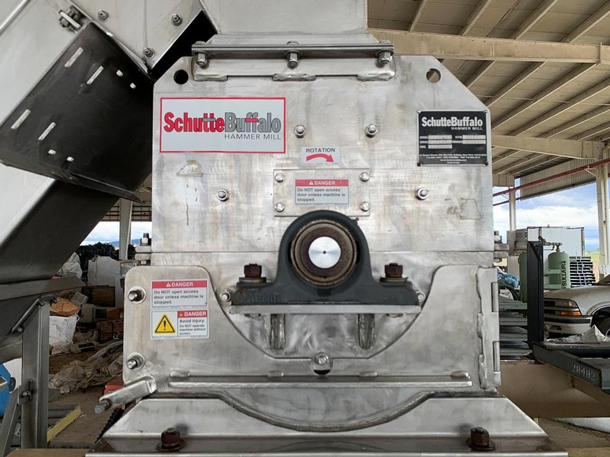 Used Mill, Hammer, Schutte Buffalo, Model WA20LSS, Stainless Steel, #5991941