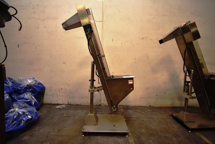 Used Elevator, Cap, Cleated, Pharma Pack, Stainless Steel, Incline #5991078