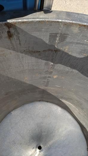 Used Tank, 600 Gallon, Stainless Steel, 6' X 5' #S745321