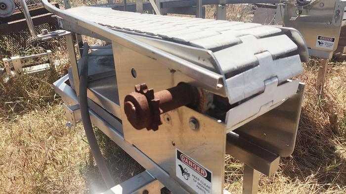 Used Conveyor, Belt, 7.5" x 7'8", S/st, Safeline #S740535