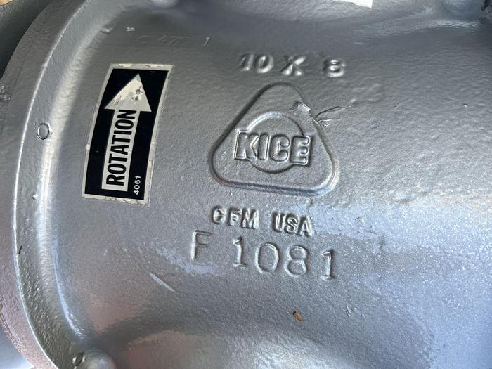 Used Valve, Rotary, Airlock, 8", C/st, Kice, 3/4 Hp, #S745077