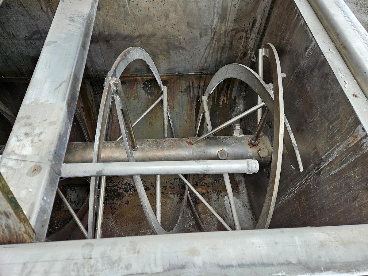 Used Mixer, Ribbon, 90 CF, 316L Stainless Steel, Austin Mac Inc, 50 HP, #5991352