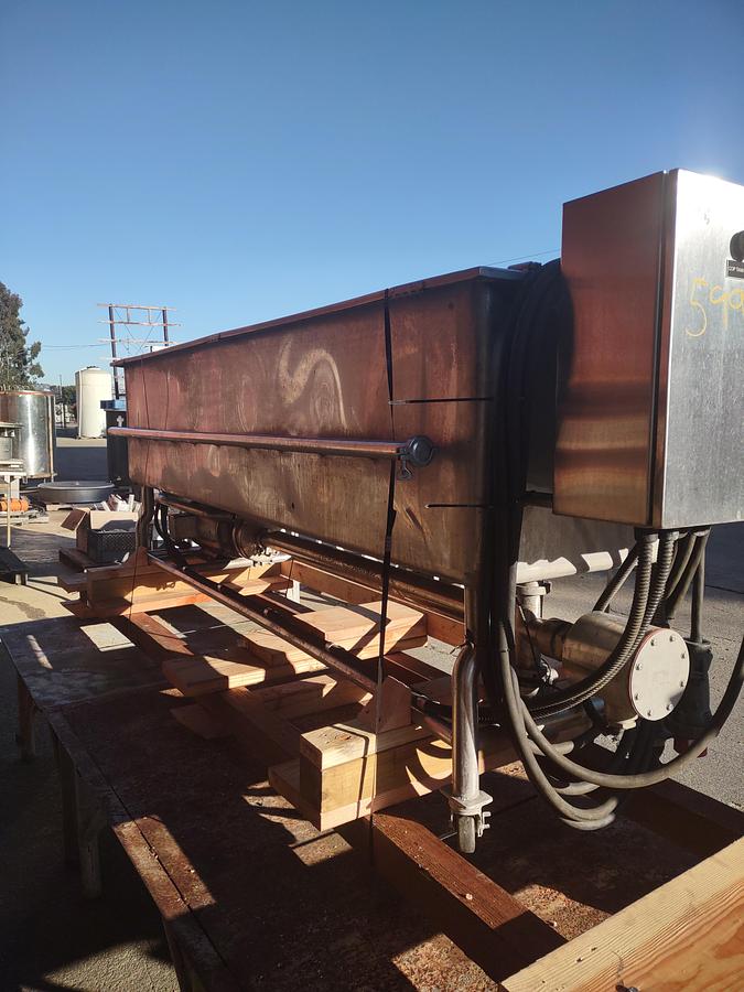 Used Tank, COP Wash Tank, 200 Gallon, 316 Stainless Steel, Pump, #5991037