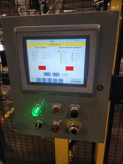 Used Palletizer, Arpac ARBOT-1000, Stretch Wrapper, Automatic. 