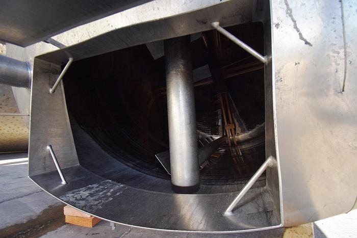 Used Tank, 6,000 Gallon, 316 Stainless Steel, Jacket, Double Agitation, #5991018