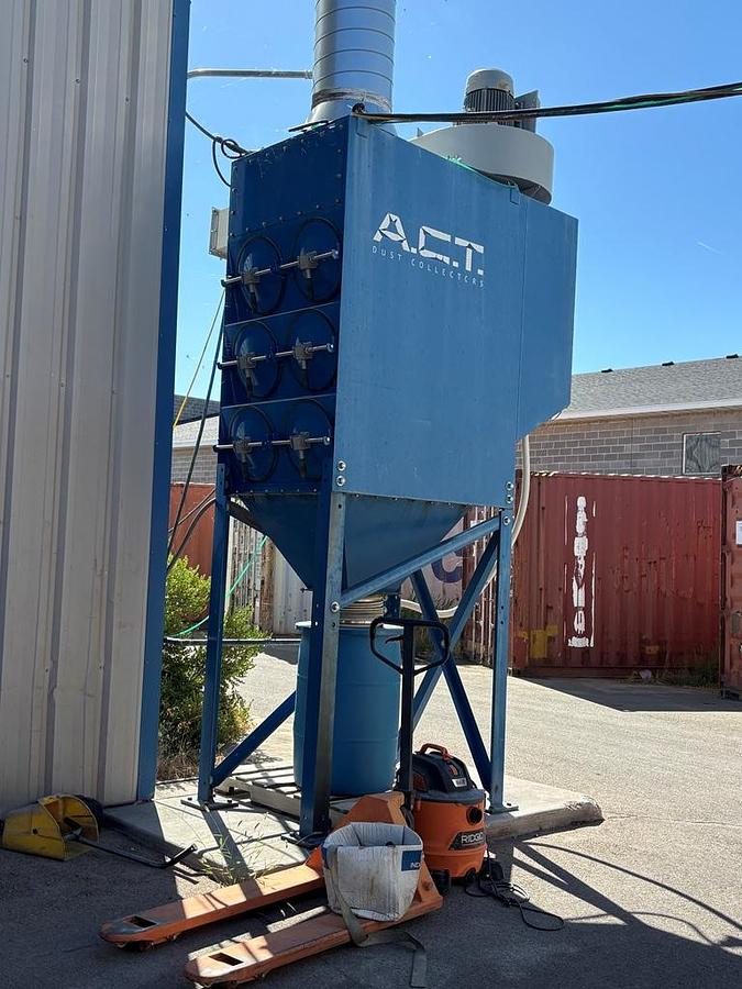 Used Dust Collector, Cartridge, ACT, Model ACT 3-12, 15HP, #5991979