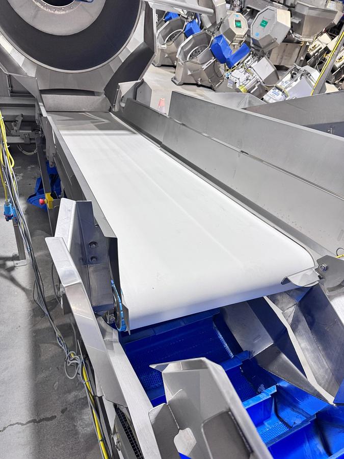 Used Conveyor, Belt, FTNON, 36" Wide x 12' Long, Stainless Steel, Incline, #5992002