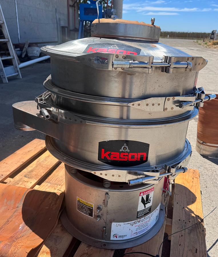 Used Screen, Sweco, 24", Single Deck, Kason, K24-1-SS, Dust Cover, XP, #5991796