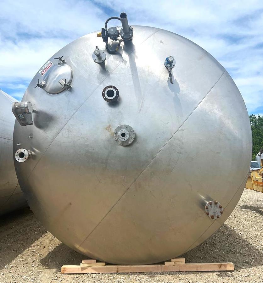 Used Tank, 15,000 Gallon, Vertical, 304L Stainless Steel, ASME, Unused, #5991729