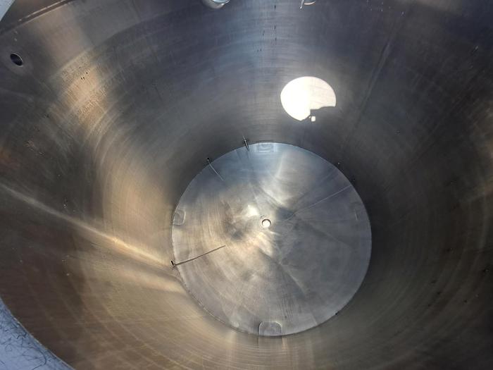 Used Tank, 1,000-Gallon, Stainless Steel, Jacketed, Walker #5991293