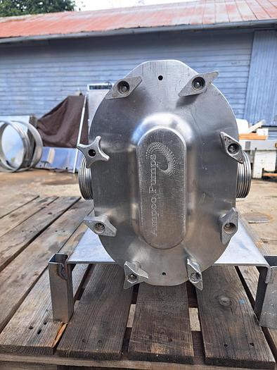 Used Pump, Positive, Waukesha, Model 060U1, 316 Stainless Steel, 3 HP #S745384