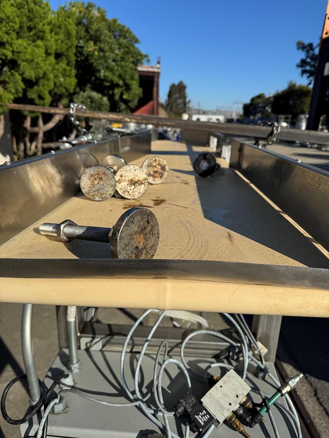 Used Conveyor, Belt, 12" x 16’, Dorner 7200 Series, Dual Drop-Down Belt Setup, #5991588