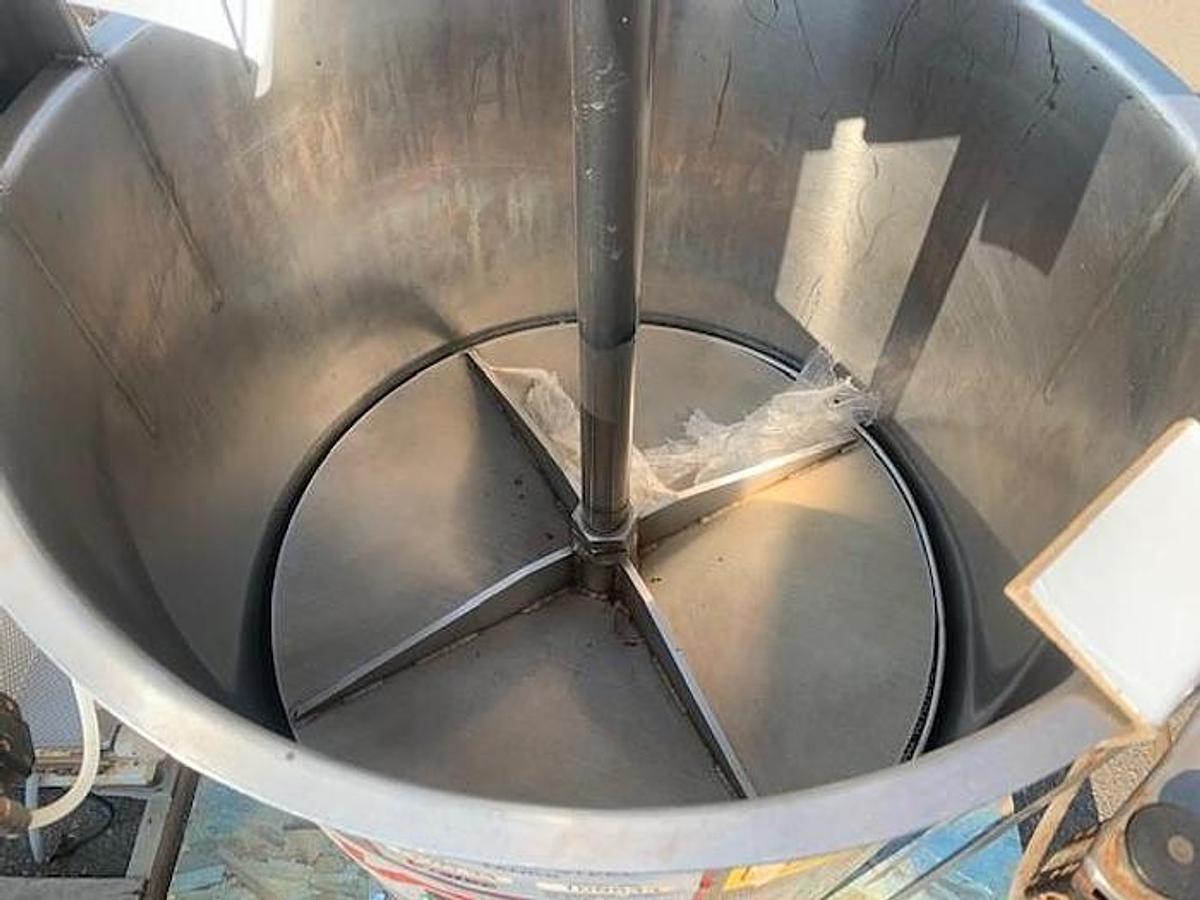 Used Tank, 34 Gallon, Stainless Steel, Chemical Tank, Viatec Chem-Tek, Model OVD 34, #5991994