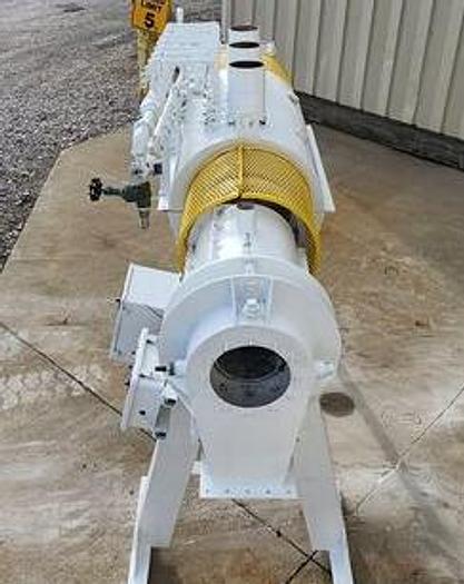 Used Calciner, Rotary, 6 1/2" diameter x 7' total length, Stainless Steel