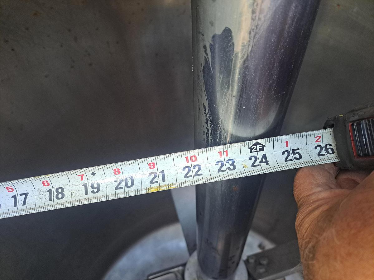 Used Tank, 500 Gallon, Stainless Steel, Jacket, Agitated, Crepaco #5991236