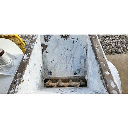 Used Calciner, Rotary, 6 1/2" diameter x 7' total length, Stainless Steel