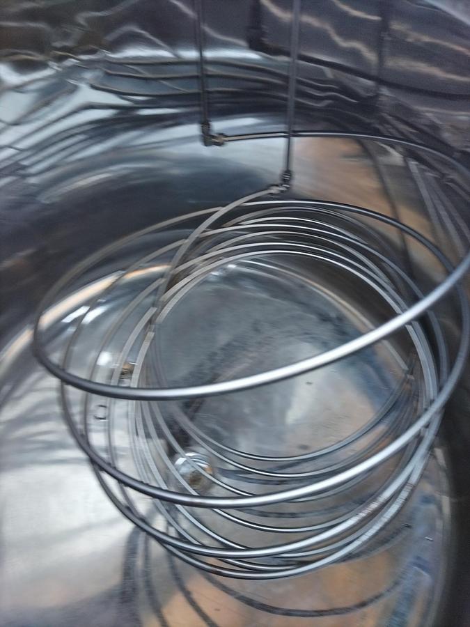 Used Tank, 132 Gallon (500 Liter), 316L Stainless Steel, Jacketed, Full Vacuum, 50 PSI, Lee, #5991493