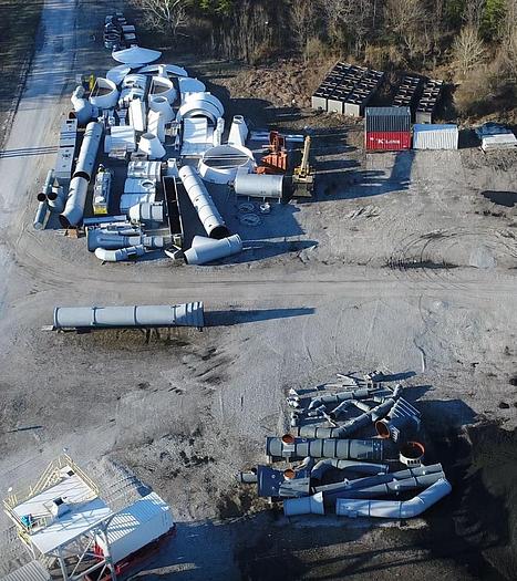 Used Flash Dryer, GEA, Partial Gas Recycled System for Bituminous Coal