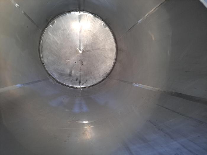 Used Tank, 3,000 Gallon, 304 Stainless Steel, DT/DB #S745256
