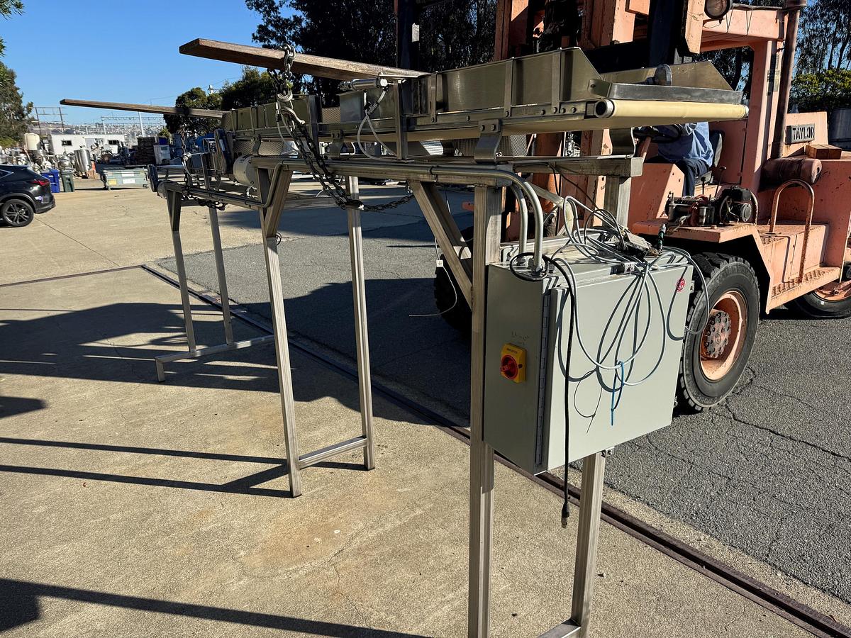 Used Conveyor, Belt, 12" x 16’, Dorner 7200 Series, Dual Drop-Down Belt Setup, #5991588