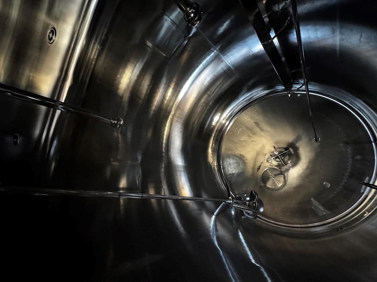 Used Tank, 1,320 Gallon (5,000 Liter), Jacketed, Agitated, 316L Stainless Steel, 100 PSI, #5991478