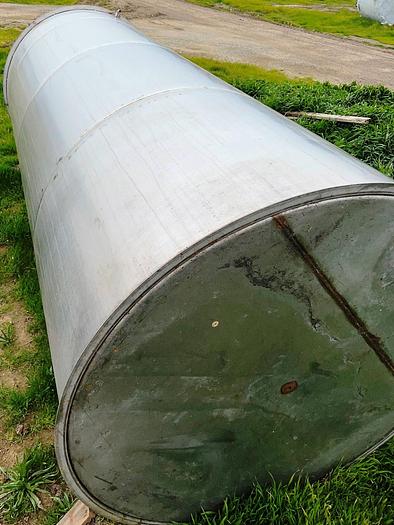 Used Tank, 2,400 Gallon, Stainless Steel, 5'6" x 14', Single Wall #S745016