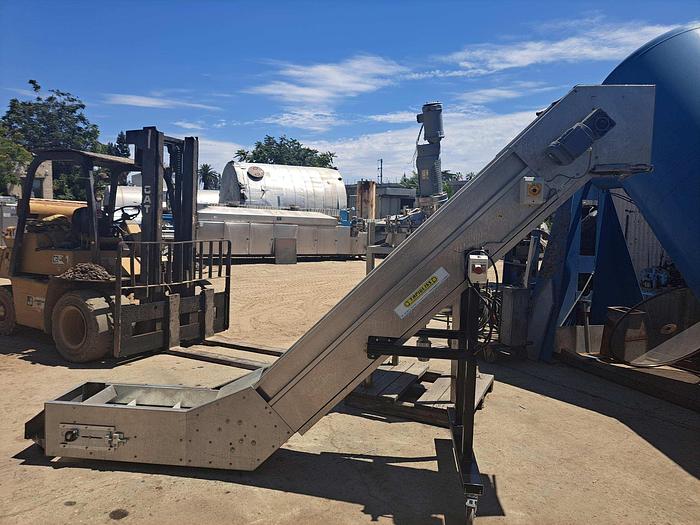 Used Conveyor, Z-Frame, 72" Discharge Height, Aluminum, 12" Wide Belt #S744765