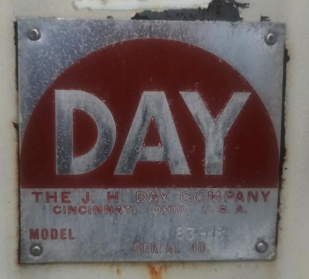 Used Mixer, Ribbon, 15 CF, Stainless Steel, J.H. Day, 5 HP, #5991960