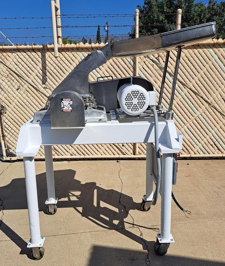 Used Mill, Fitzpatrick Fitzmill, Model D, Hammermill, 5 HP, Stainless Steel, #5991559