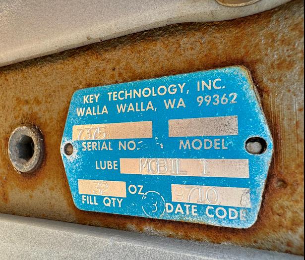 Used Feeder, Vibratory, 48" x 7', Stainless Steel, Key, #5861445