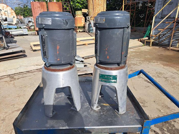 Used Mixer, Agitator, 2 HP, MixMor, Model OD-2, Fixed Mount #S745083