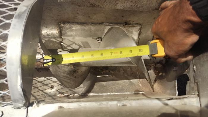 Used Conveyor, Screw, 18" X 10', Stainless Steel, #5880210