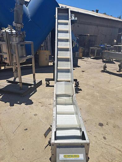 Used Conveyor, Z-Frame, 72" Discharge Height, Aluminum, 12" Wide Belt #S744765