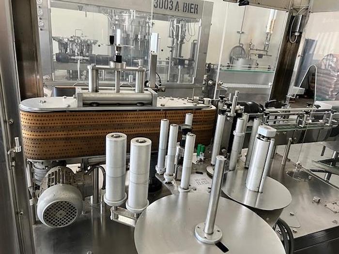 Used Filling Line, Bottles, Filler/Rinser/Crowner, Labeler#C744999