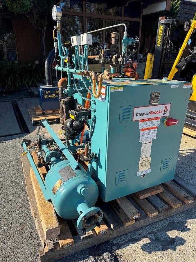 Used Boiler, Electric, 36 kW, 126 Lb/Hr, Cleaver-Brooks, 150 PSI, 2023, #