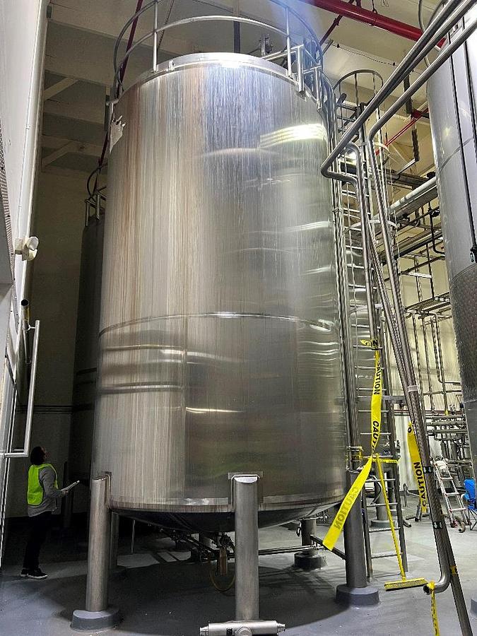 Used Tank, 10,000 Gallon, Watson Metal Masters, Agitated, Stainless Steel, Insulated, Qty 3, #5991624