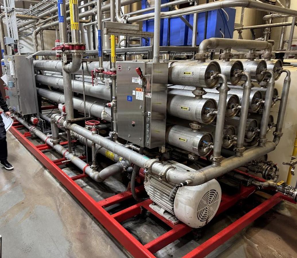 Used Filtration System, 300 GPM Nano Filtration & Permeate Storage, Osmonics/Promac/Aquafine, #5991631