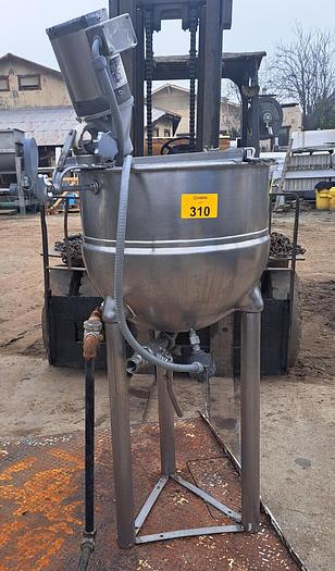 Used Kettle, 30 Gallon, 316 S/st, Jkt, 45 PSI, N-30, Groen #S745382