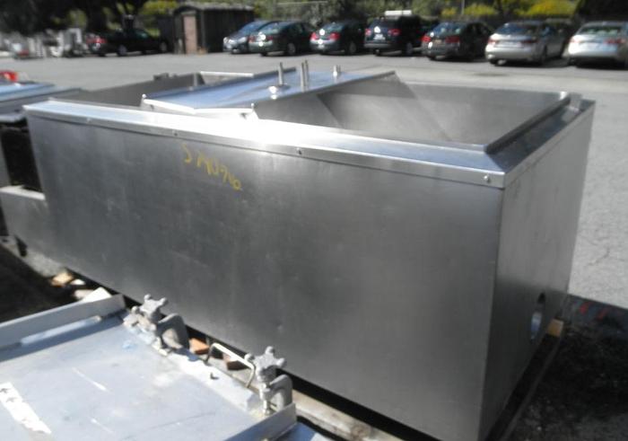 Used Tank, 425 Gallon, S/st, Rectangular, Jkt, Insul #S740916