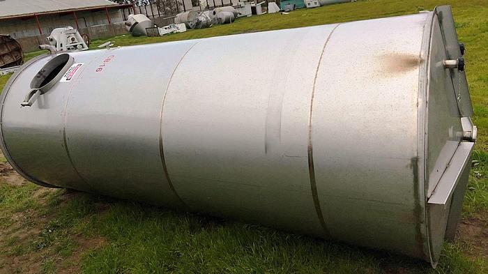 Used Tank, 2,400 Gallon, Stainless Steel, 5'9" x 14', Single Wall #S745017