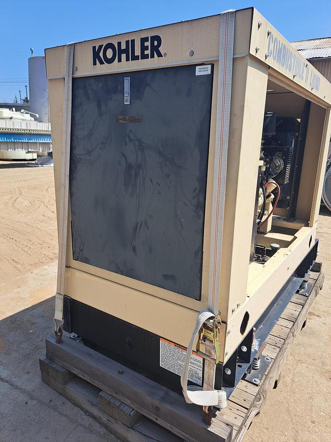 Used Generator, Diesel, 26 kW, Kohler, Self Contained, 240 Volt, #C738157