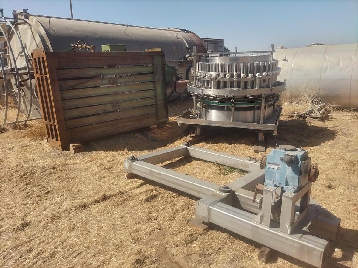 Used Filler, Piston, 40-Head, Rotary Piston Filler, Zacmi , Model 0295/40/3, #5991916