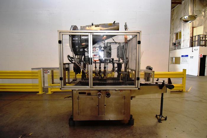 Used Capper, Resina, Model U40 282, Screw Capper, Cap Feeder #5991086