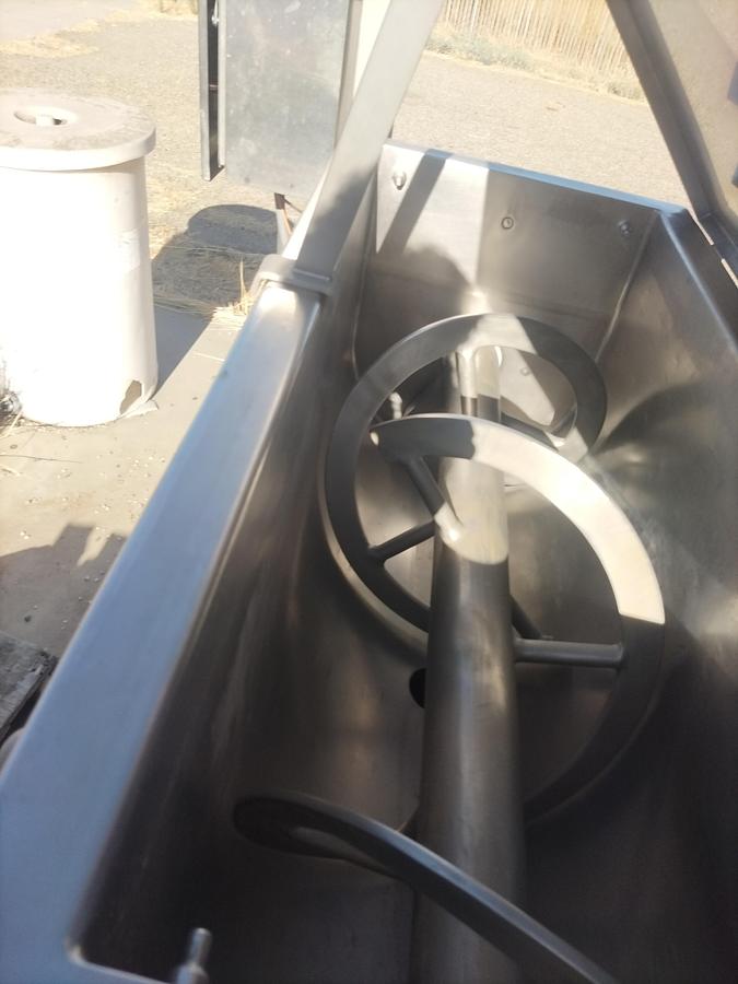 Used Mixer, Ribbon, 18 CF, Blentech, Jacketed, Stainless Steel, #5991892