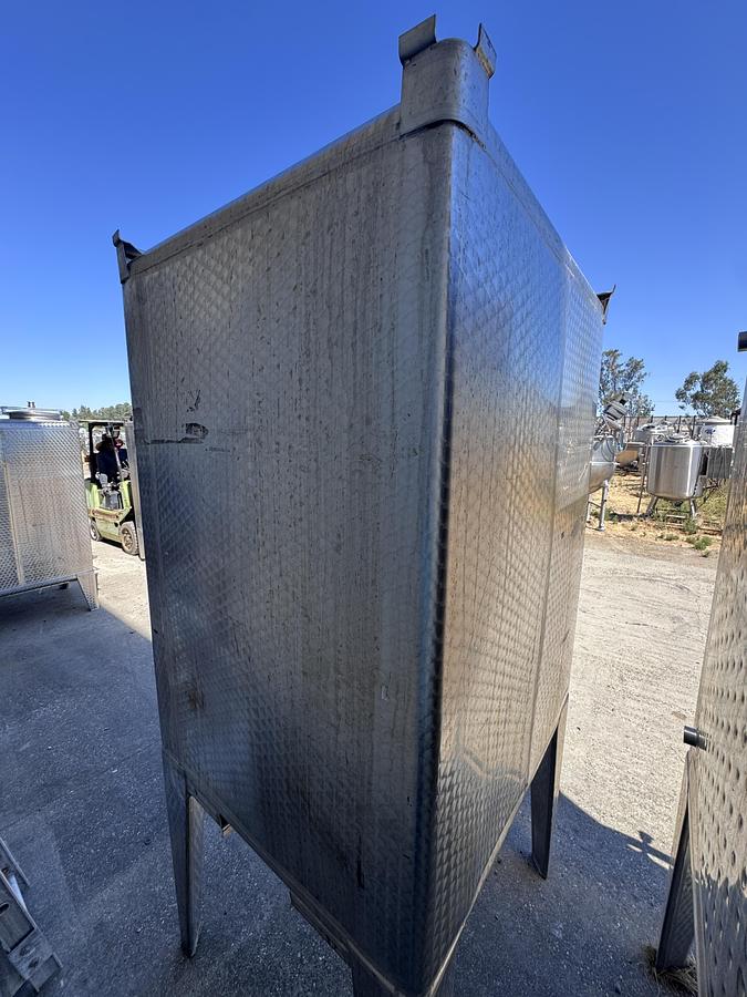 Used Tank, 529 Gallon, Stainless Steel Tote Tank, 48" x 48" Qty. - 2, #5991807