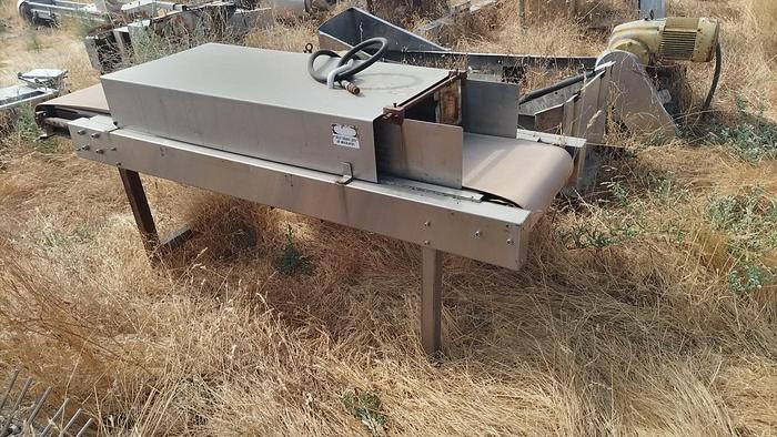 Used Shredder, 7" X 15", C/st, Hydraulic, Continuous, Conveyor, #S733233