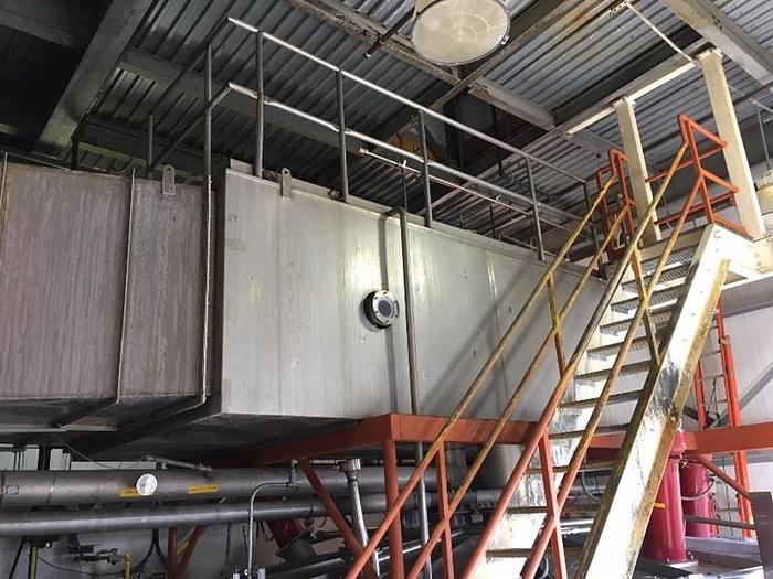 Used Spray dryer 7,000 lbs. Per hour evap. V-bottom dryer three nozzles