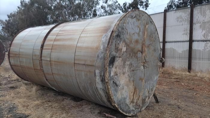 Used Tank, 12,000 Gallon, Stainless Steel, 9'6" x 20', Storage Tank #S745378